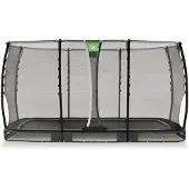 Exit Allure Classic Trampolin 214x366cm, Bodentrampolin, Rechteckig, für Kinder, Schwarz