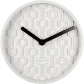 Karlsson - Wanduhr Honeycomb - Weiß - Ø31cm