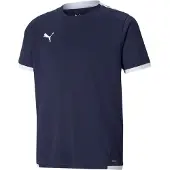 Puma Teamliga Trikot Kurzarm Kinder - Marine / Weiß
