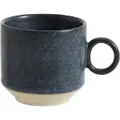 Nordal Körnige Espressotassen dunkelblau - 4er-Set