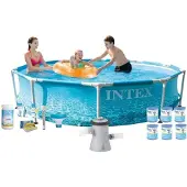 Intex Pool Metal Frame - Pool-Paket - 305x76 cm