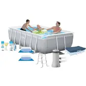 Intex Pool Prism Frame - Inklusive Zubehör - 300x175x81 cm