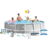 Intex Pool Prism Frame - Inklusive Zubehör - 427x107 cm