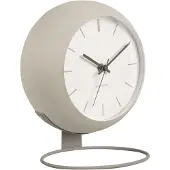 Karlsson - Tischuhr Nirvana Globe - Grau - Ø21cm
