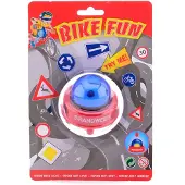 Johntoy Fahrradsirene im Polizei-Stil mit integriertem Blinklicht zur Lenkermontage