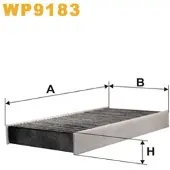 WIX FILTERS Filter, Innenraumluft WP9183