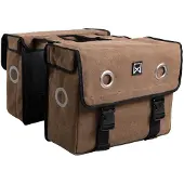Willex Doppelte Gepäckträgertasche Canvas | Größe 46 L