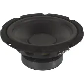 HQ Power Lautsprecher, Subwoofer, 6,5", Leistung 250 W/125 W RMS, Impedanz 8 Î, schwarz