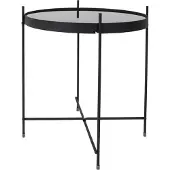 Zuiver | Beistelltisch Amor Zwart Glas x45 cm | NADUVI