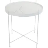 Zuiver | Beistelltisch Amor Marmor Wit Marmer 43x43x45 cm | NADUVI