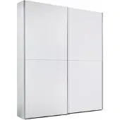 Die Möbelfundgrube Schwebetürenschrank weiß 170 cm - TIME