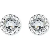 s.Oliver Ohrstecker für Damen, Edelstahl, Kristallglas s.Oliver Silber