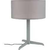 Zuiver Shelby Tischleuchte - Grau - 48 x 36 cm - Minimalistisches Design mit Stoffschirm
