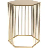 Zuiver | Beistelltisch Queenbee Gold Goudkleurig Metaal 40.5x35.5x50 cm | NADUVI