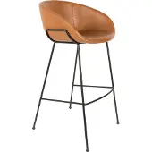Zuiver 2er Set Feston Barstuhl Stahl 76 cm