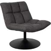 Dutchbone | Sessel Bar Grijs Polyester 81x78x66 cm | NADUVI