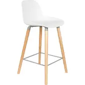 Zuiver 2er Set Albert Kuip Thekenstuhl Eschenholz/Kunststoff 65 cm