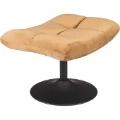 Dutchbone | Hocker Amalea Samt gelb Samt 52x46x67 cm | NADUVI