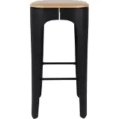 MOOS Barhocker Up-High 48 x 89 cm schwarz