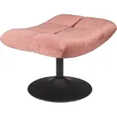 Dutchbone | Hocker Amalea Samt rosa Samt 52x46x67 cm | NADUVI