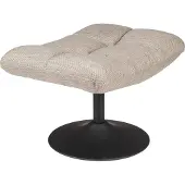 Dutchbone | Hocker Amalea grau Polyester 52x46x67 cm | NADUVI