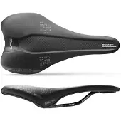 Selle Royal Selle Italia SLR Boost TM, Fahrradsattel, Straßenrennen, Unisex, Schwarz, Muster, Manganese