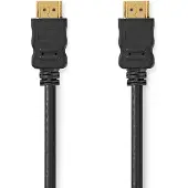 Nedis High Speed ​​HDMI  Kabel mit Ethernet - 10.2 Gbps - 7.50 m - rund - PVC - Schwarz