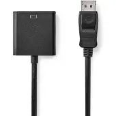 Nedis CCGP37250BK02, 0,2 m, DisplayPort, DVI-D, Männlich, Weiblich, Nickel
