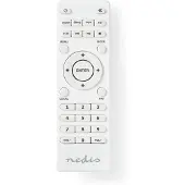 Nedis Ersatz Fernbedienung - Passend für: RDIN2000WT / RDIN2500WT - Fest - 1 Gerät - Clear Lay-out - Infrarot - Weiss