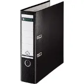 Leitz Ordner 1010, DIN A4, Rückenbreite 80 mm, 20 Stück, schwarz