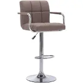 vidaXL Barhocker Taupe Stoff