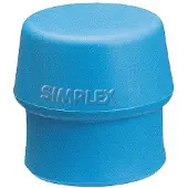 HALDER SIMPLEX 3201060 Einsatz, TPE-soft, blau, 60 mm