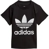 Adidas T-Shirt Trefoil DV2829 Schwarz Regular Fit