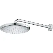 GROHE Kopfbrauseset Tempesta 250 26668, Brausearm 380 mm, 1 Strahlart, 9,5 l/min Durchflusskonstanthalter, chrom