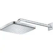 GROHE Kopfbrauseset Tempesta 250 Cube Brausearm 38cm, 1 Strahlart, chrom