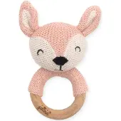 Jollein Beißring 7 cm Deer Pale Pink