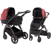 Lorelli Kombikinderwagen 2 in 1 Adria, Aluminiumrahmen, Wickeltasche, Adapter
