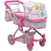 Cangaroo Nano Puppenwagen pink Rose 9651B
