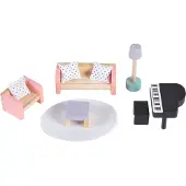 Cangaroo Holz-Puppenmöbel Wohnzimmer 4011