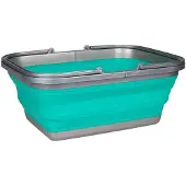 Abbey camp Wash Tub Foldable 16l Grün 43 x 34 x 18 cm