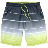 Bench Badeshorts in grau-gelb | Gr.: M