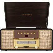Crosley Rhapsody CR7016A CD-Kompaktanlage, 1 Lautsprecher, CD, Plattenspieler, Bluetooth