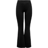 ONLY Jerseyhose "ONLFEVER – Jerseyhose mit Stretch und ausgestelltem Bein" skinny fit, casual, Jersey, Polyester, ohne Ausschnitt