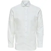 Selected Ethan Cut Away Slim Langarmhemd