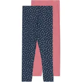 Minymo Leggings - 2er-Pack - Mesa Rose - - 1 Jahr (80) - Leggings