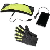 Celly SPORTKIT17YL Kopfhörer/Headset In-Ear Schwarz, Gelb