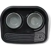 Savic Butler Voerstation Happy Planet Zwart