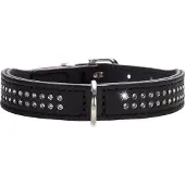 Hunter Halsband Diamond Petit XXS-XS (27), schwarz