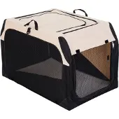 Hunter Hundetransportbox beige/schwarz, Größe:M