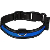 Eyenimal Num#39axes Leuchtendes Halsband blau - Grösse L